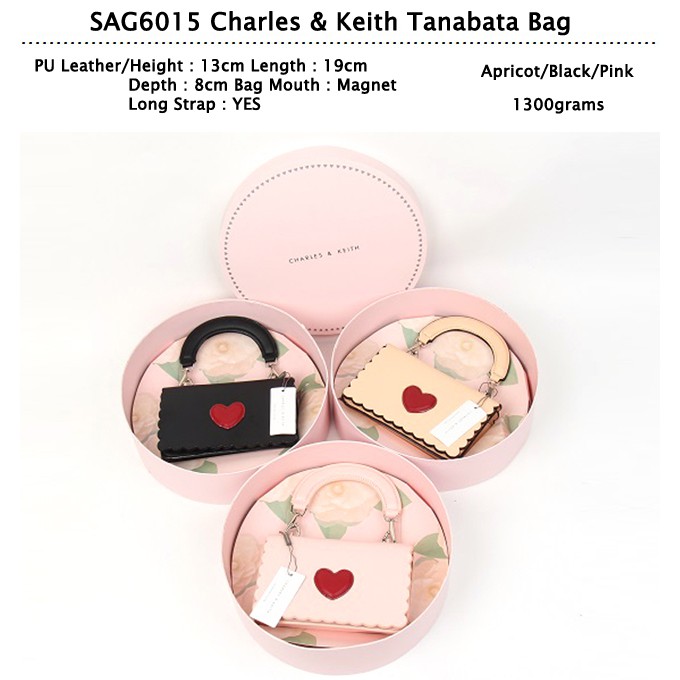 CHARLES & KEITH TAS SELEMPANG WANITA / Shoulder Bag/ TAS IMPOR MURAH - SAG6015
