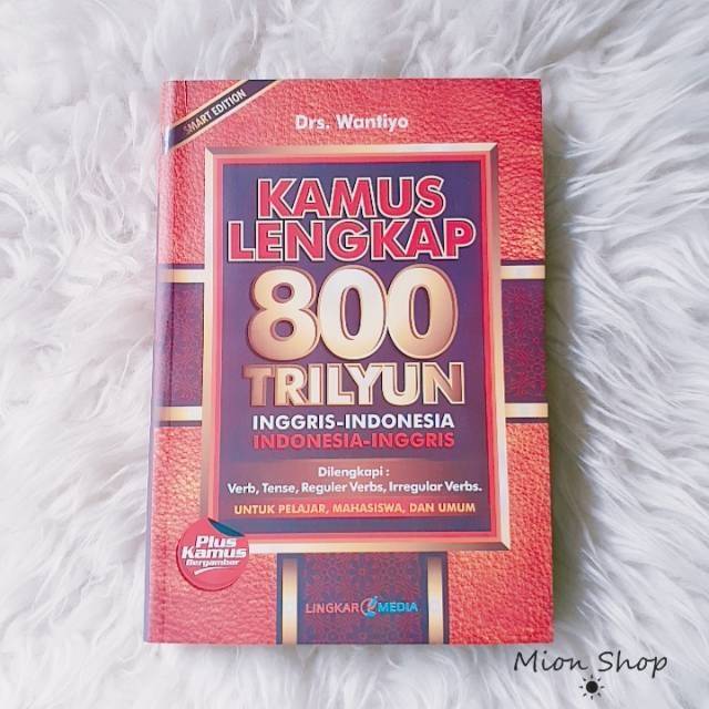 Kamus Lengkap Bahasa Inggris Indonesia Plus Kamus bergambar Ukuran Besar