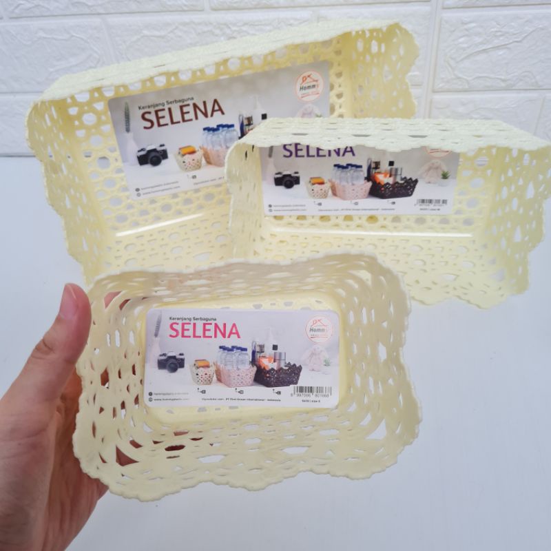 Kerenjang Estetik SELENA MEDIUM (M) /keranjang serbaguna (1PC)