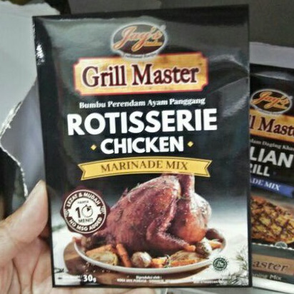 

Jay's Kitchen Grill Master Rotisserie Chicken Marinade 30 gr Bumbu Marinasi Perendam Ayam Panggang