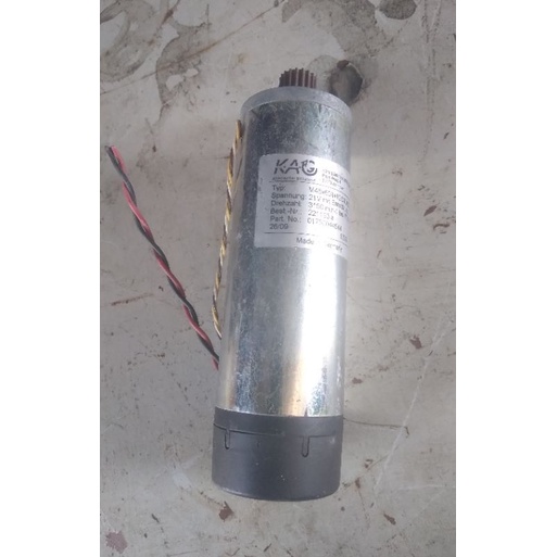 Dinamo Dc Motor 21V 3150Rpm KAG Made in Germany