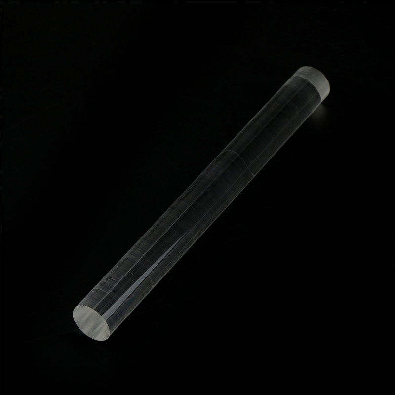 【justenjoyingg.id】1pc Transparent Acrylic Solid Roll Clay Rolling Fondant Baking Pastry Roller