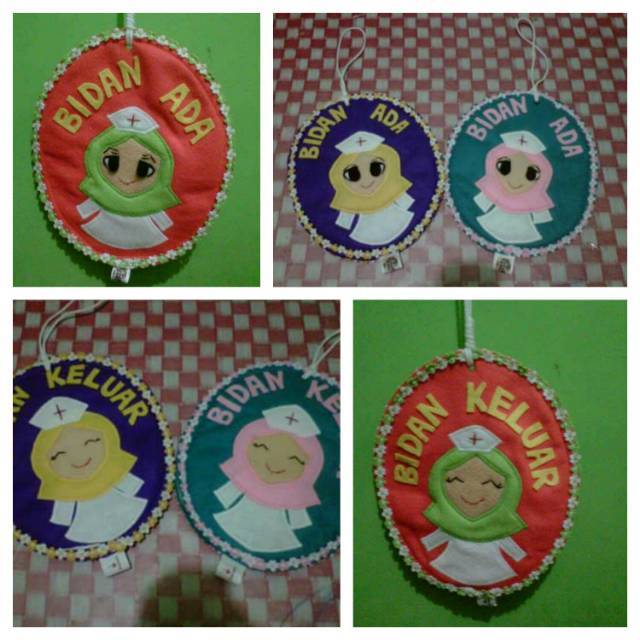 Papan ruangan bahan flanel