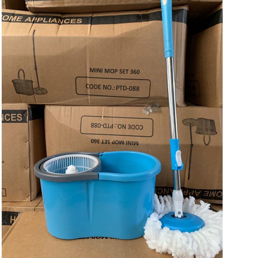 Model baru - Pel Lantai putar Pel Lantai serbaguna Spin mop pel lantai plastik Mini Mop Set TRI-J 36