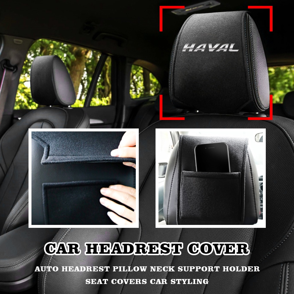 Cover Bantal Leher Bahan Kulit PU Untuk Haval H6 H5 ZS