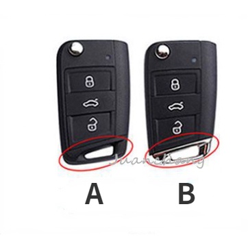Case Kunci remote Mobil Bahan TPU Untuk Volkswagen Lavida Super Teng Ma Teng Jetta Passat Santana Lingdu Transit Perai Golf 7 MK7 Tiguan MK2TPU
