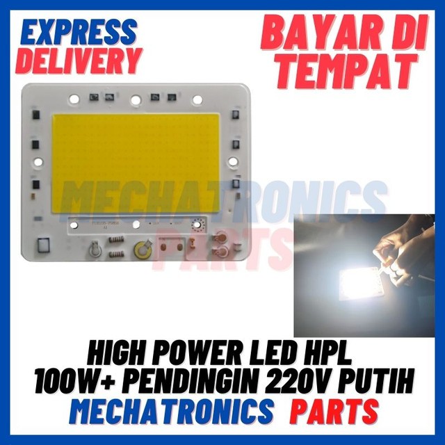 [DSP-9364] HIGH POWER LED HPL 100WATT + PENDINGIN 220V PUTIH