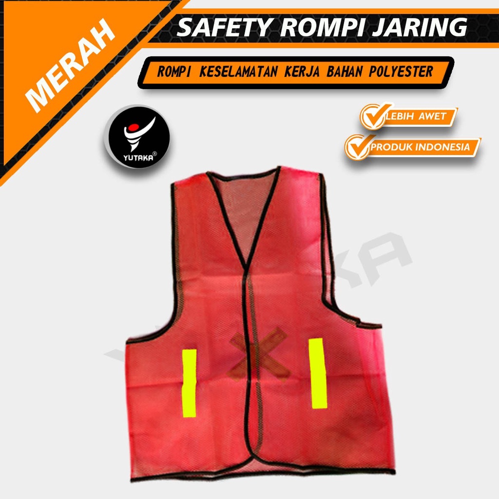 ROMPI JARING _ROMPI SAFETY warna merah