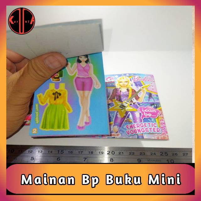 Mainan Bp Buku Barbie Isi 8 Model