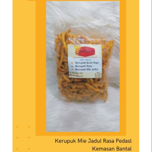 

Kerupuk Mie Jadul Kemasan bantal 250gram