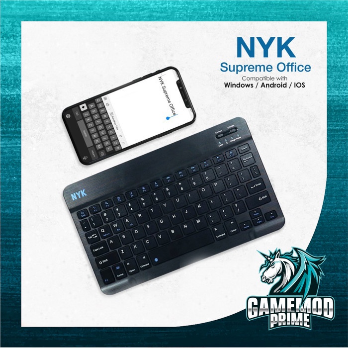 KEYBOARD WIRELESS BLUETOOTH MINI NYK BT-90 BT90 BT 90