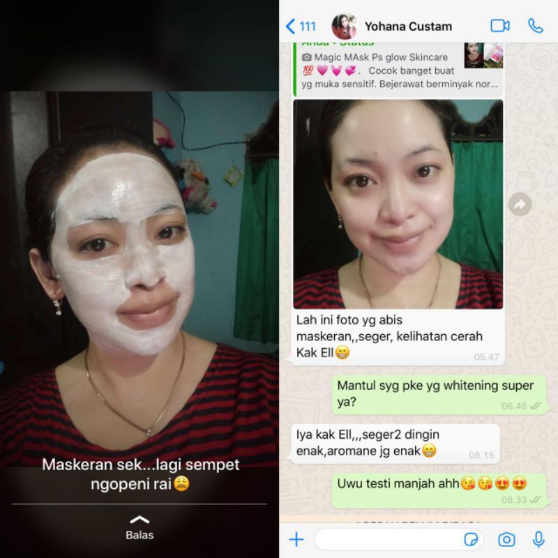 magic mask PS glow skincare
