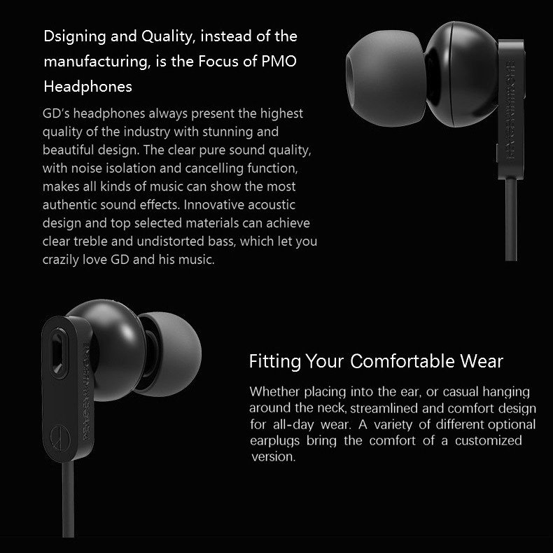 PEACEMINUSONE GD30 Pure HiFi Earphone Noise Cancellation Tuned By GD