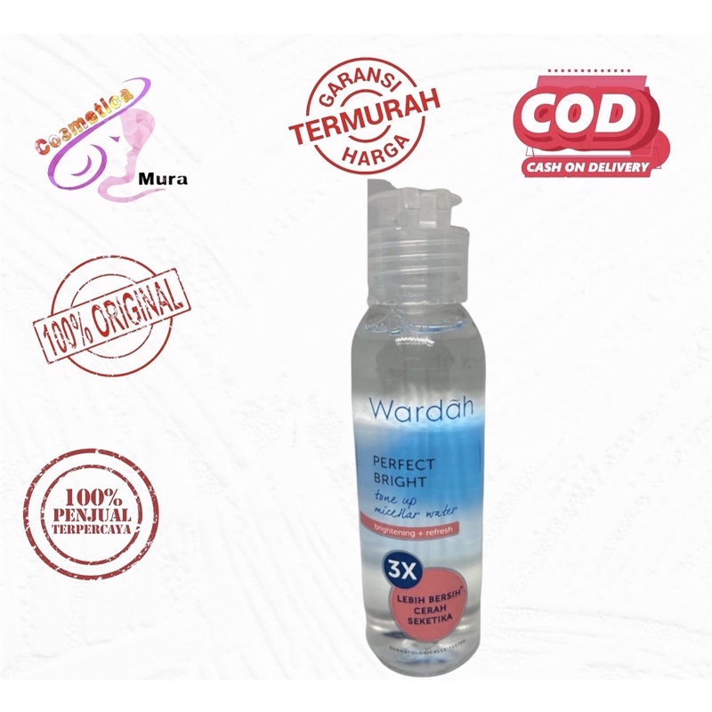 kemasan baru !!! Wardah perfect bright micellar water  / micellar water wardah