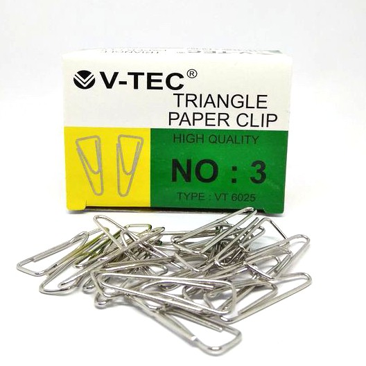 

Trigonal Clip V-TEC Paper Clip NO.3 BOX