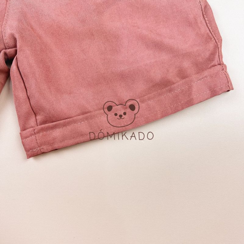 Domikado | River celana pendek anak corduroy | short pants corduroy