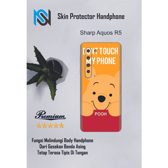 2pcs Garskin HP Sharp Aquos R5 Motif SG - Custom motif via chat