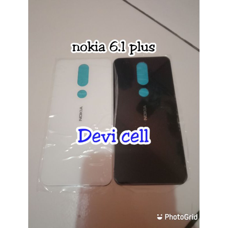 Back casing Nokia X6 / Back casing nokia 6.1 plus / Back door kesing housing belakang Nokia 6.1