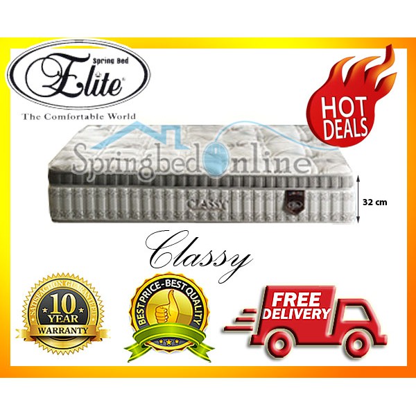 Matras Springbed Elite Classy Pocket Spring Harga Pabrik