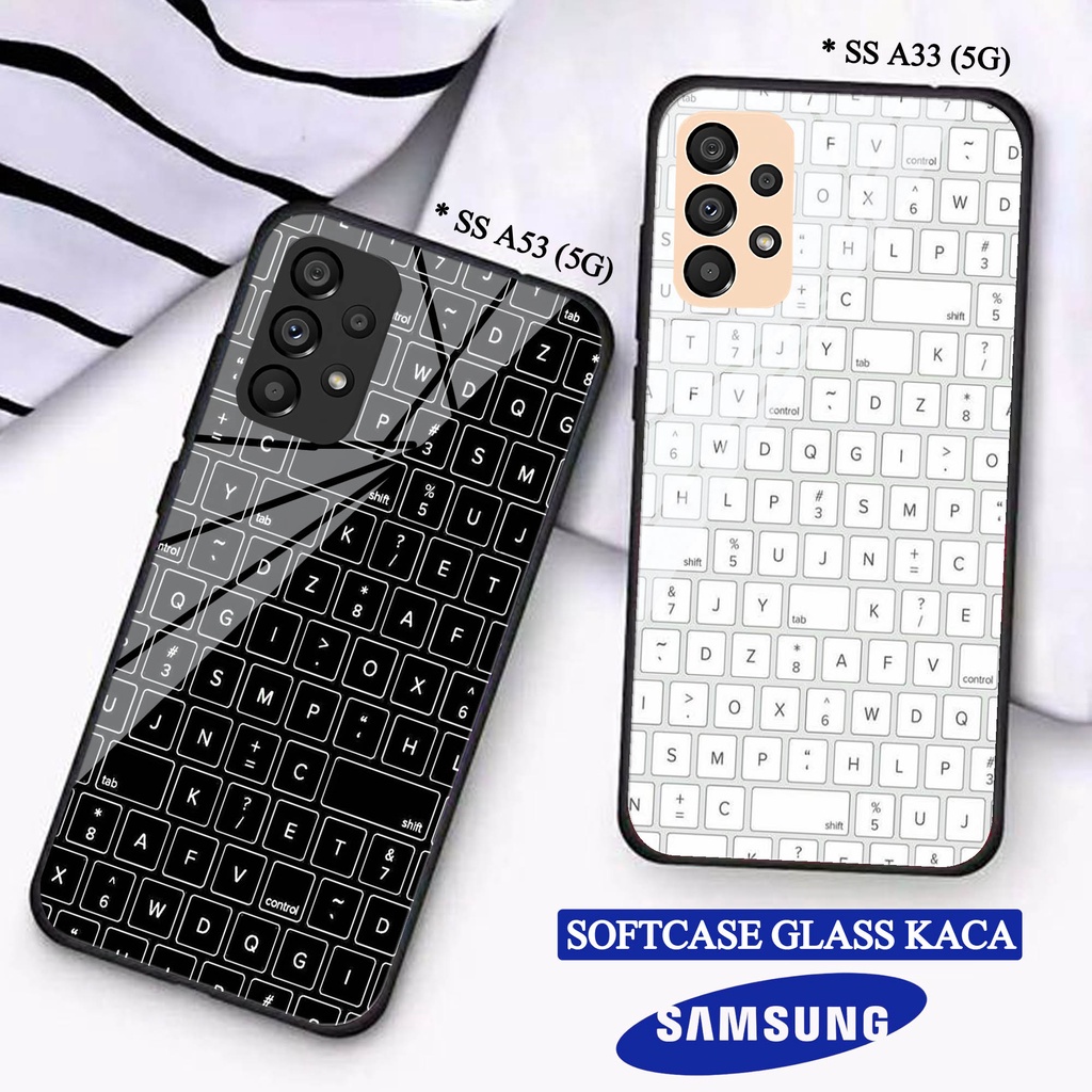 Softcase Glass Kaca  SAMSUNG A33(5G) A53(5G) - Casing HP SAMSUNG A33(5G) A53(5G) [ S59 ].