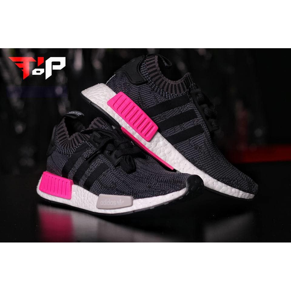 NMD R1 W Primeknit Core black shock Pink (BB 2364)