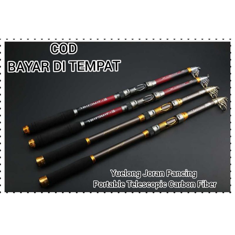 Joran Pancing Yuelong Joran Pancing Portable Telescopic Carbon Fiber