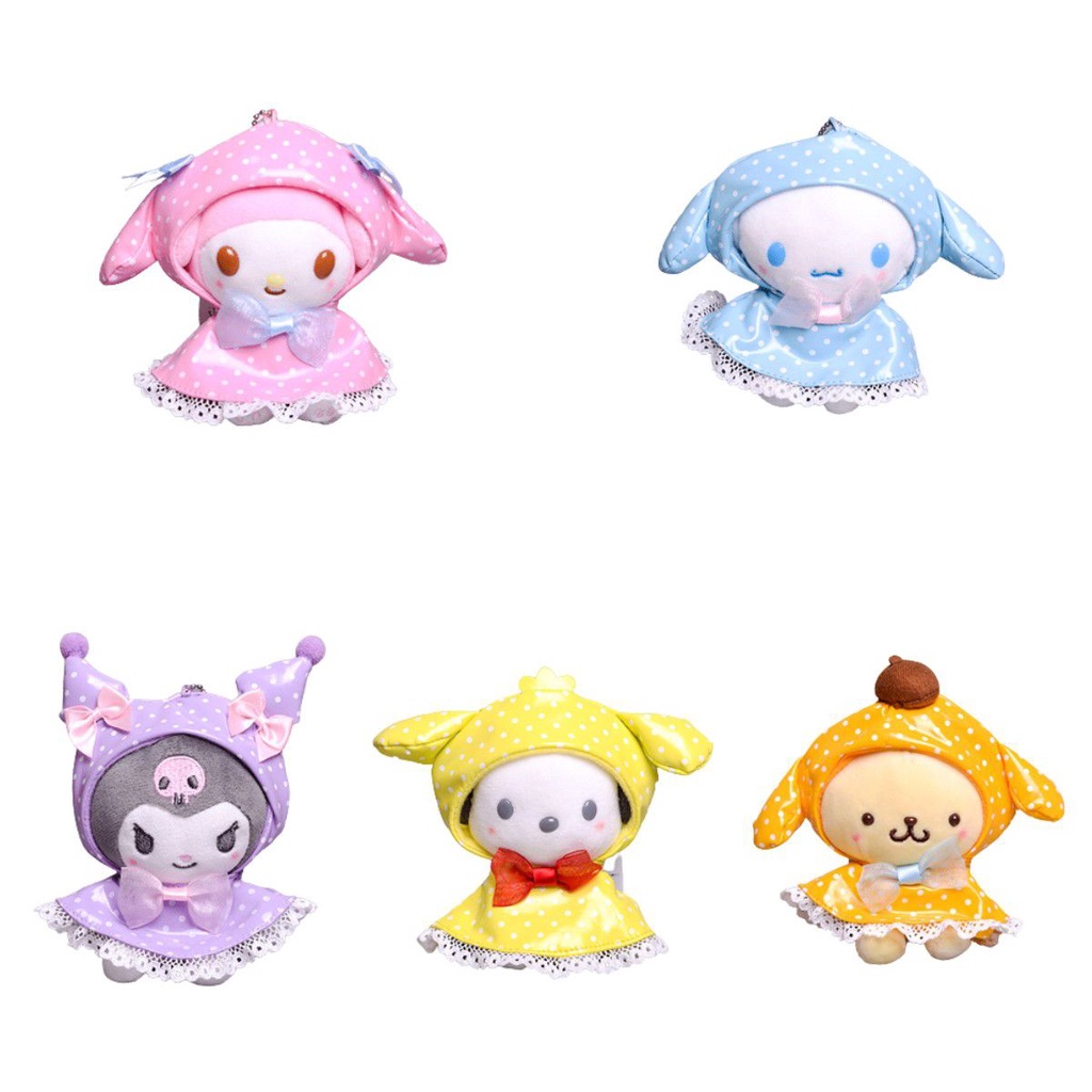 Desain Unik Kuromi Plush My Melody Boneka Liontin Lembut Dan Lucu Handmade Mainan Hobi