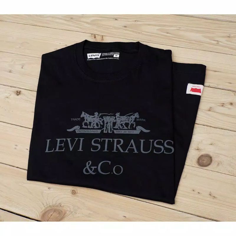 kaos pria dewasa  tangan pendek / kaos LEVIS