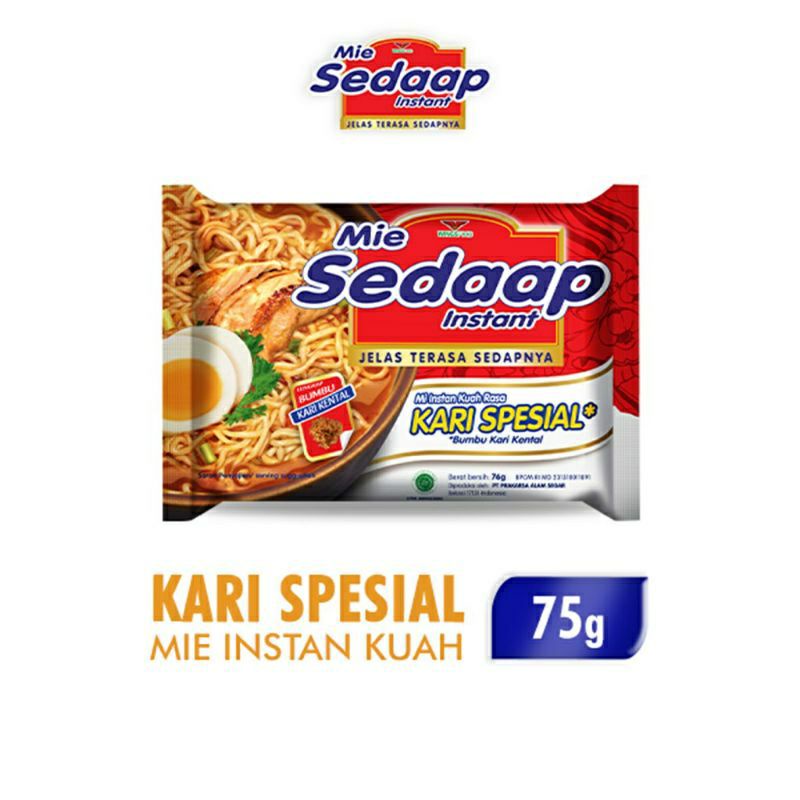 1 DUS Mie Sedaap Kari Spesial Isi 40 Pcs - Sedap Kari