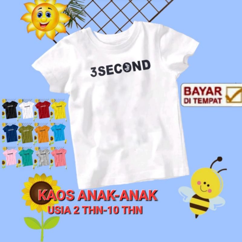 KAOS ANAK CWO/CWE SABLON DIGITAL BERKUALITAS USIA 2 THN-10 THN (3K0N HP)