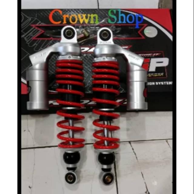 Shock Ride it GP 320 mm Rx king warna merah tabung atas tipe ride it gp 299 Rxking PNP mantul jos