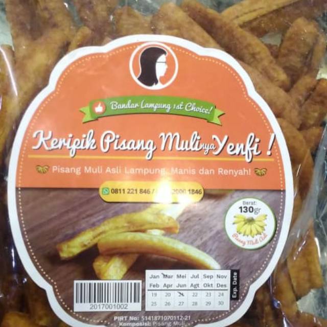 

Jastip Keripik Pisang Muli Lampung Pisang Panjang Lembut