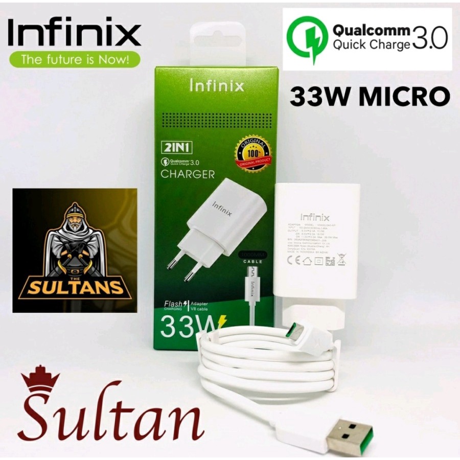 TRAVEL CHARGER INFINIX FAST CHARGING 33W ORIGINAL/TC CASAN INFINIX - BD