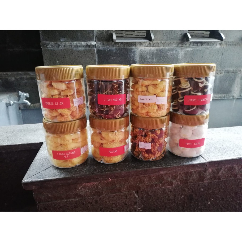 

J&C Cookies Kemasan Tester Toples Plastik 200 gram Nastar Kastengel Choco Pindekas