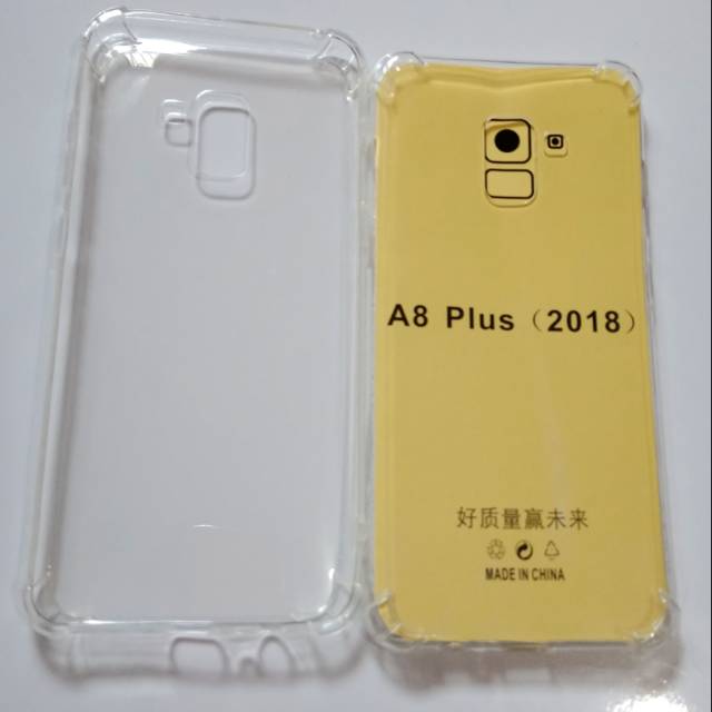 Softcase Anti Crack Bening Casing Samsung A8 Plus 2018