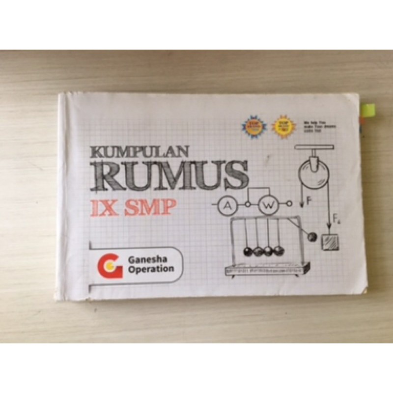 Jual Preloved Buku Rumus Ganesha Operation Kelas 9 Smp | Shopee Indonesia