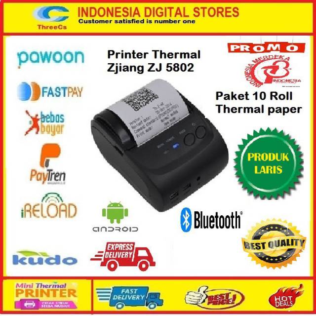 shopee printer bluetooth