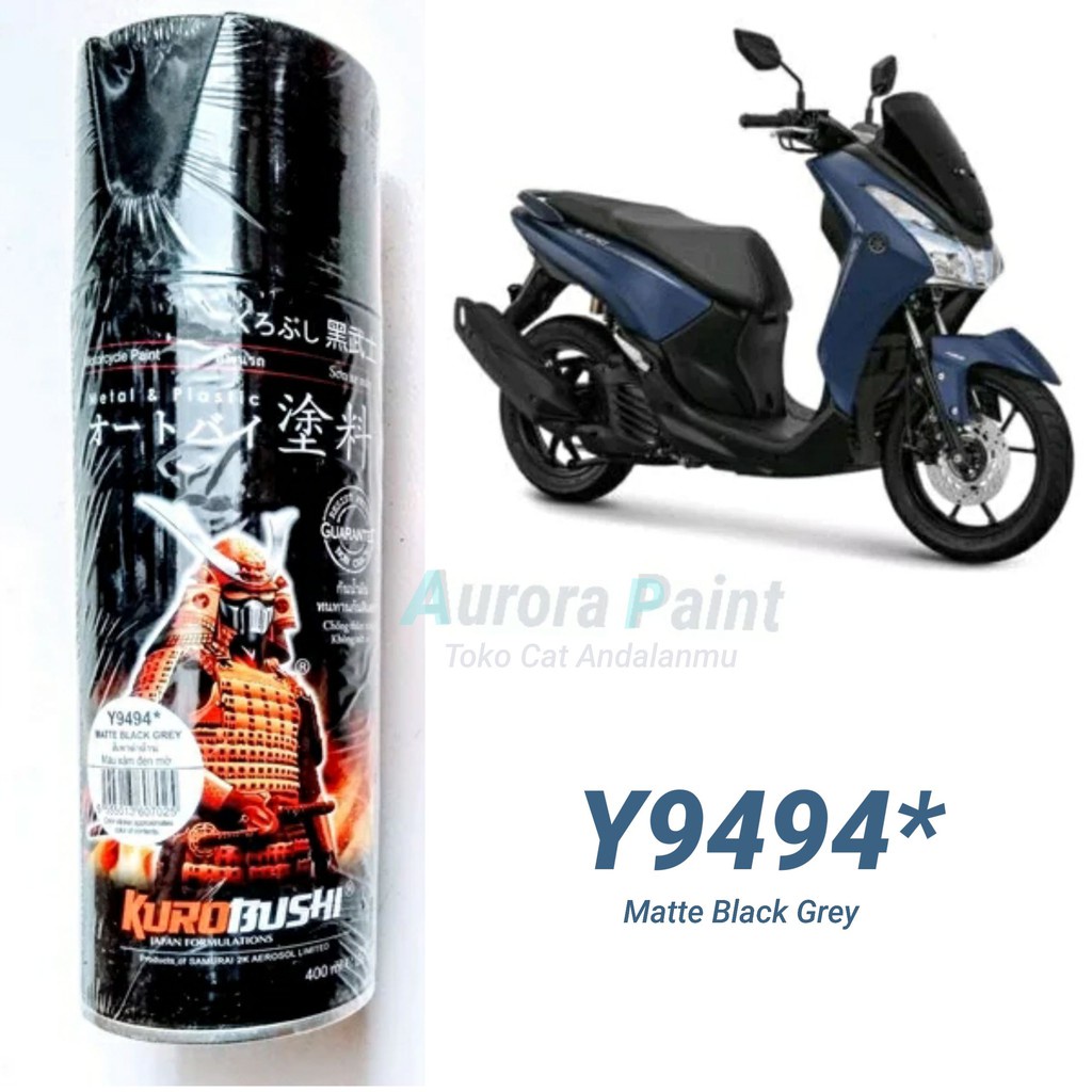 Pilox Samurai Paint Biru Dongker Gelap Dop Y9494 Matte Black Grey Doff Yamaha Lexy Aerox Nmax Mio