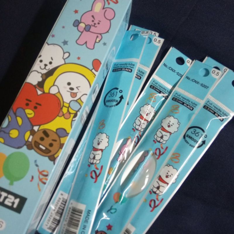 

Isi Pulpen gel BTS Tinta gel BT21