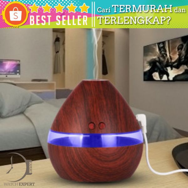 Taffware Aromatherapy Air Humidifier Wood 300ml - Humi H218 - Wooden