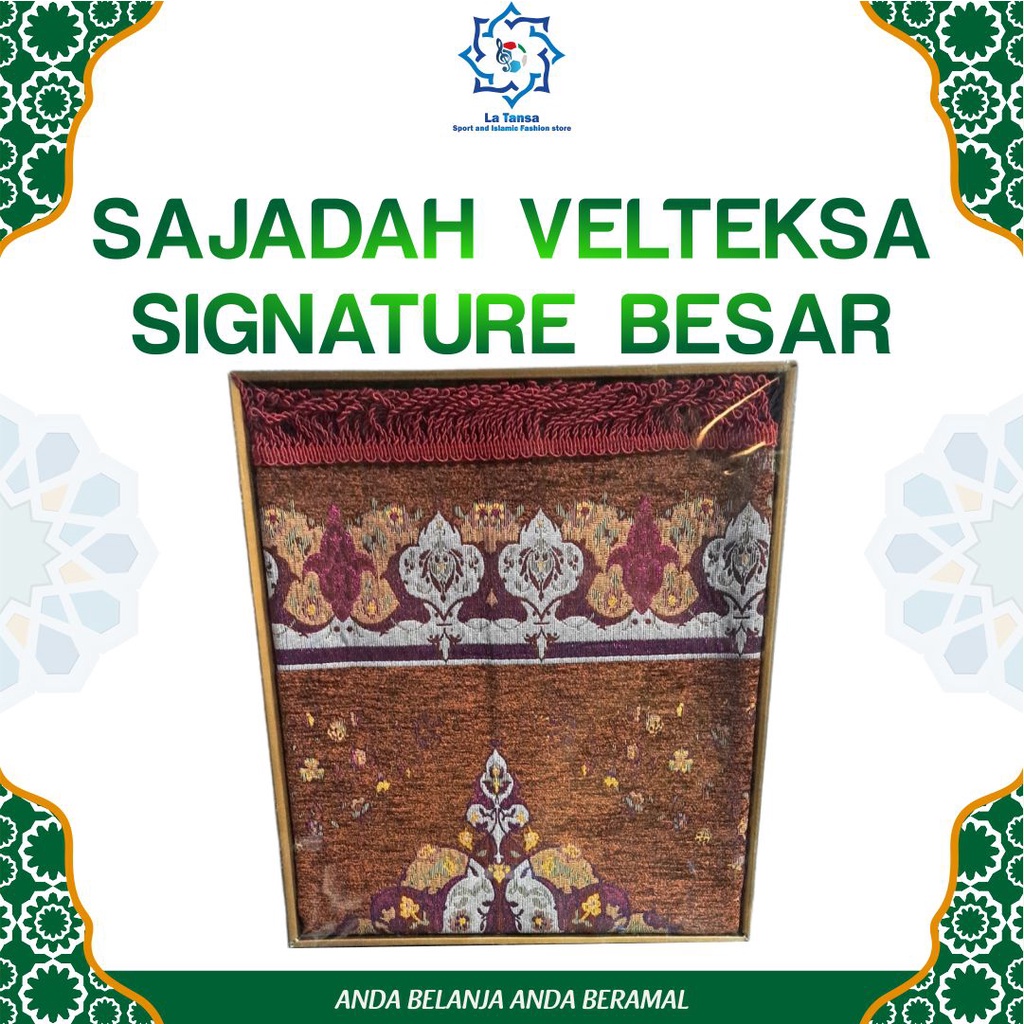 SAJADAH VELTEKSA SIGNATURE BESAR