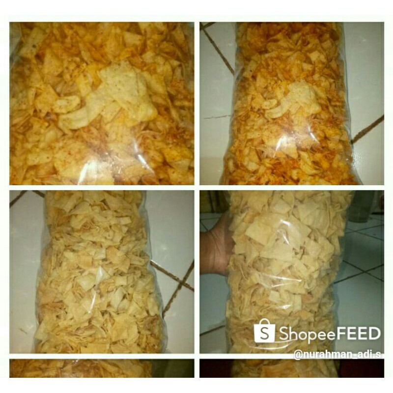

keripik pangsit asin gurih/original 500g