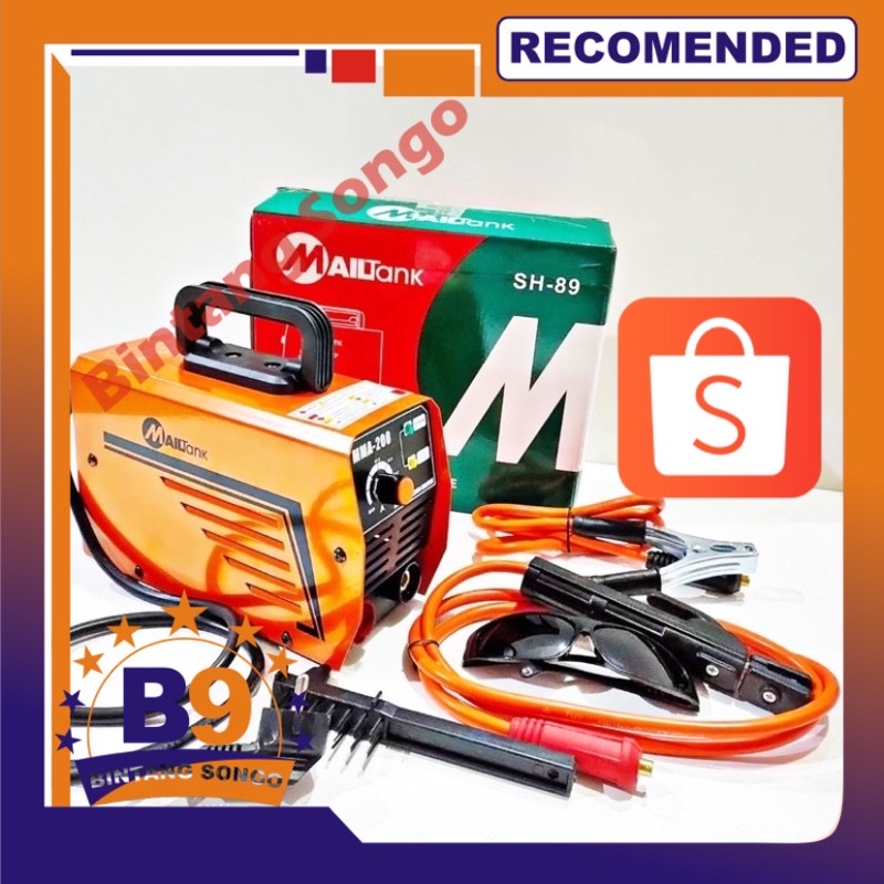 MESIN LAS MAILTANK WELDING /MMA -200 IGBT /MESIN LAS SH 89