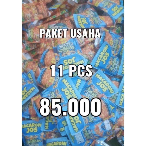 

murah macaroni jos, Paket murah , 11 pcs semua varian rasa