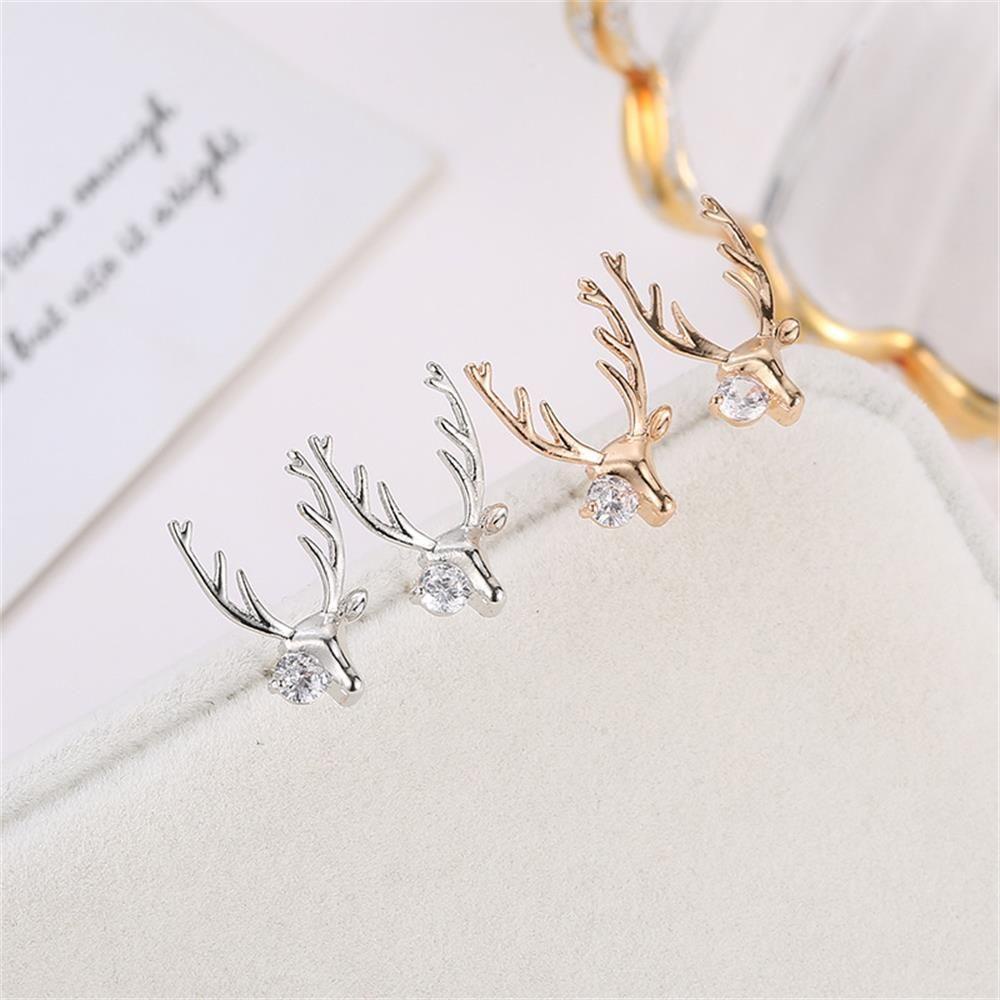 Lily Anting Natal Lucu Hadiah Baru Berlian Zirkon