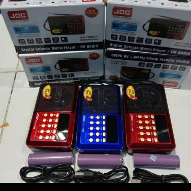 Speaker JOC 001Murotal original + radio FM dan suara super kencang