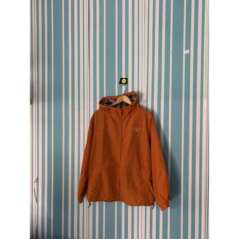 Athletic Mustard Jaket Gunung jaket casual Jacket Trucker windbreaker vintage thrift preloved second