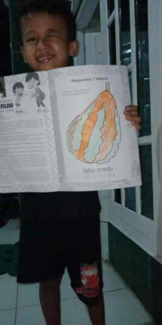 Maura Gamis - Sania Ruffle Batik Gamis Ori Ndoro Jowi Dnt