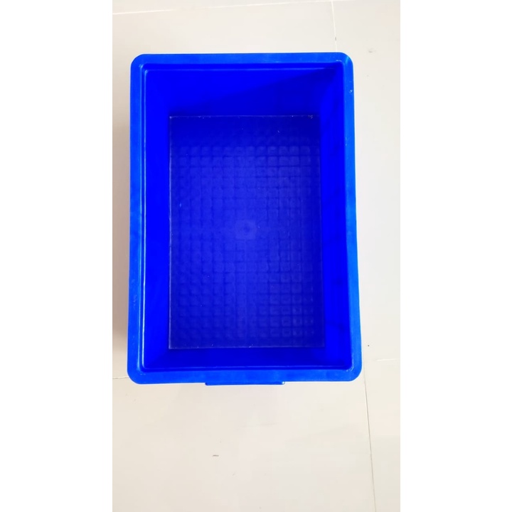 Kotak Kontainer Plastik Warna Biru / Kontainer Box Plastik 42x28x15cm