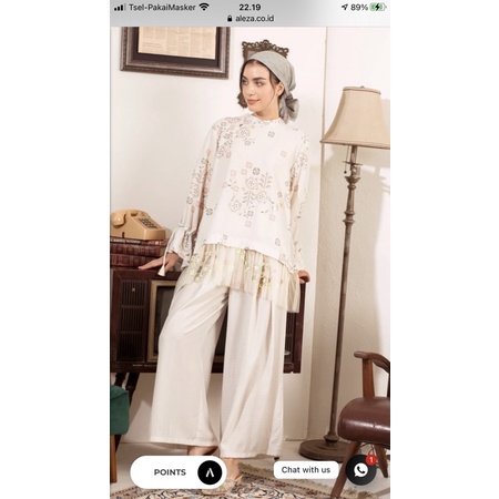 Aleza Label Zesya Top Off White